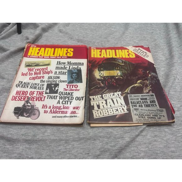 Headlines Magazine No. 18 The Last Days of Hitler and Codeword Cromwell Lot of 6 - Picture 3 of 5